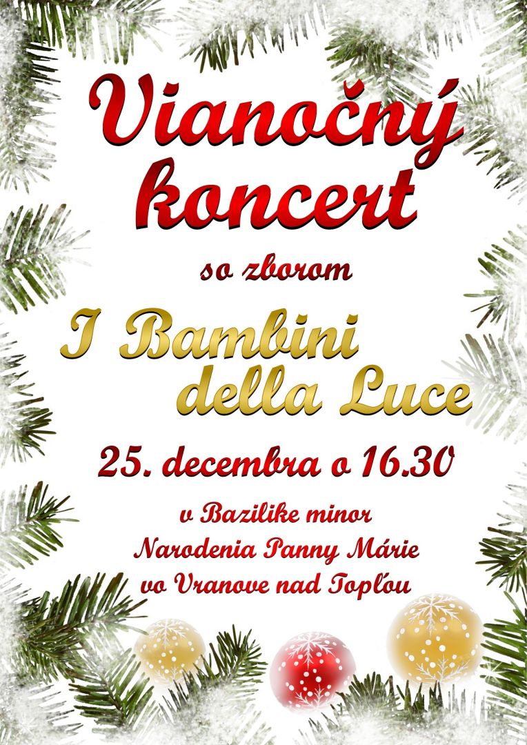 Vianocny koncert Vranov